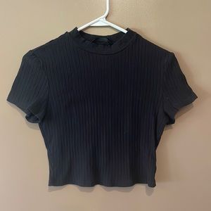 Black SHEIN crop top